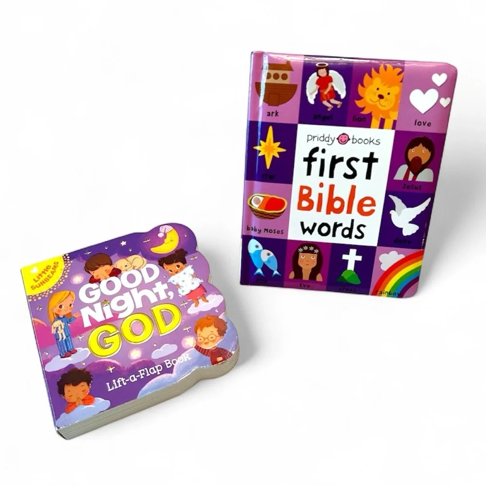 Baby Toddler Lift A Flap Soft Padded Board Religious First Bible Learning Books